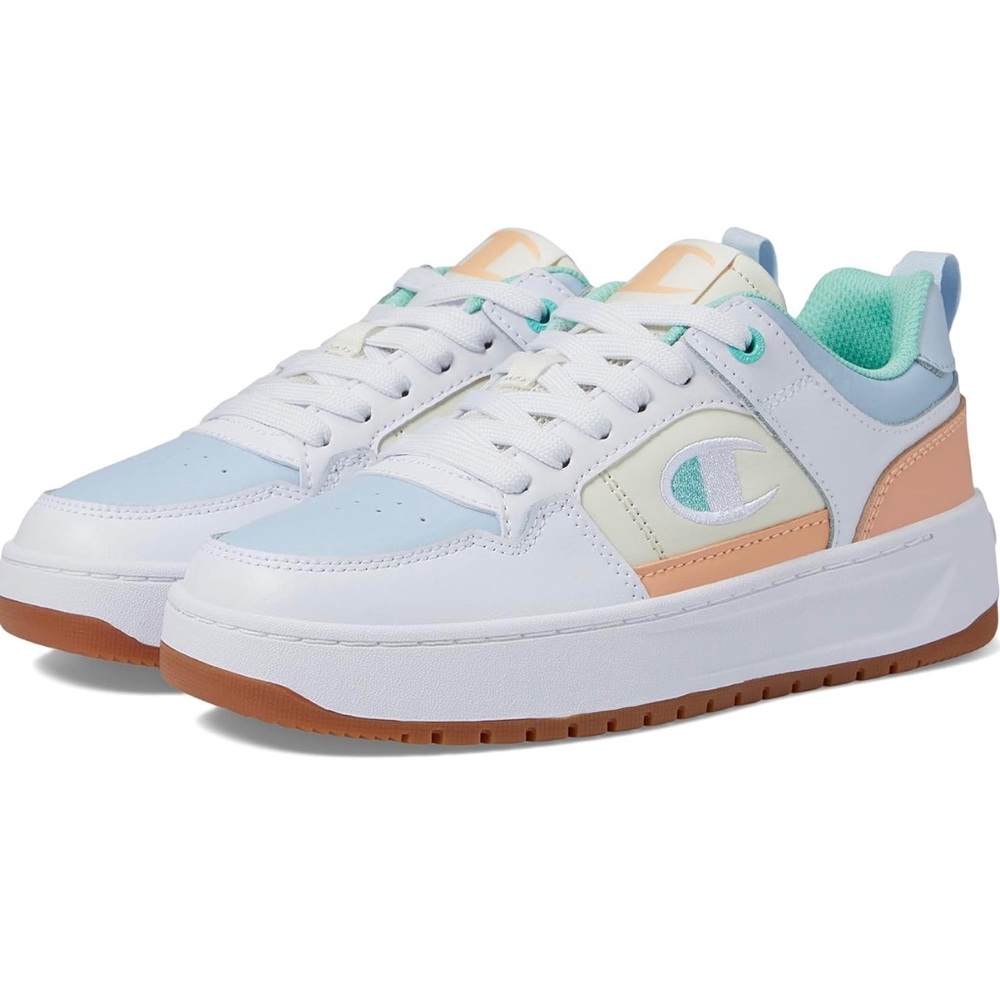 🌿 Champion Drome Lo CB Size 11, White/Chalk White/ Pastel, NWOT